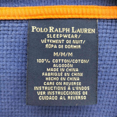 ポロラルフローレン POLO RALPH LAUREN ポニー刺繍 L/S サーマル Tシャツ メンズ import:M