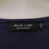 バーバリーブラックレーベル BURBERRY BLACK LABEL ロゴ プリント S/S Vネック Tシャツ メンズ JPN:2