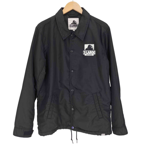 エクストララージ XLARGE コラボ ロゴ キャラクター プリント コーチ ジャケット メンズ JPN:M