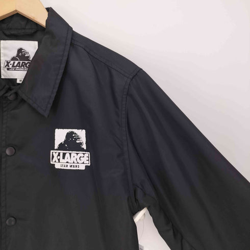 エクストララージ XLARGE コラボ ロゴ キャラクター プリント コーチ ジャケット メンズ JPN:M
