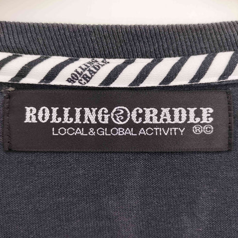 ローリングクレイドル Rolling Cradle コラボ 目玉 グラフィック プリント L/S カットソー ロンT メンズ