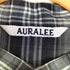 オーラリー AURALEE WOOL RECYCLE POLYESTER SHEER CLOTH STAND COLLAR SHIRT スタンドカラー シャツ レディース JPN:1