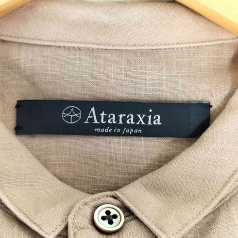 Ataraxia リネン ウィングカラーシャツ レディース JPN:1