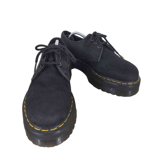 ドクターマーチン Dr.Martens 1461 QUAD 3ホールシューズ HAIR ON BLACK メンズ UK:7