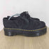 ドクターマーチン Dr.Martens 1461 QUAD 3ホールシューズ HAIR ON BLACK メンズ UK:7