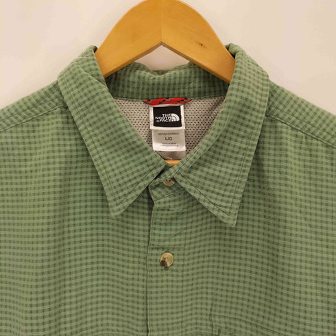 ザノースフェイス THE NORTH FACE S/S チェックシャツ メンズ import:L