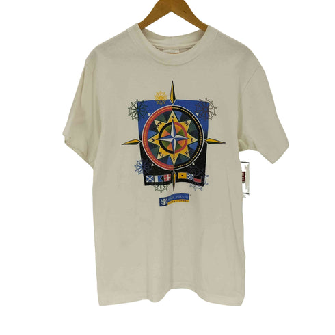 90s royalcaribbean シングルステッチ プリントTシャツ メンズ import:L