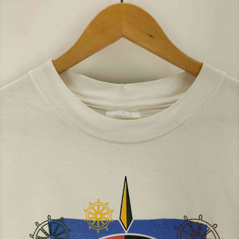 90s royalcaribbean シングルステッチ プリントTシャツ メンズ import:L