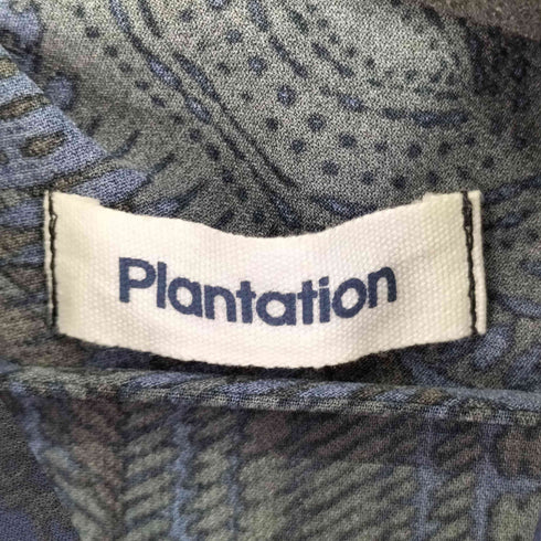 プランテーション Plantation 総柄シャツワンピース レディース JPN:M