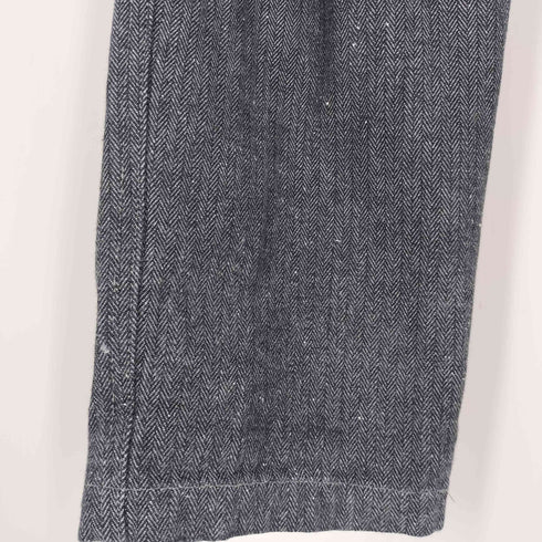 ステューシー Stussy 90-00s eLASTIC STUFF ヘリンボーン テーパード イージーパンツ メンズ M