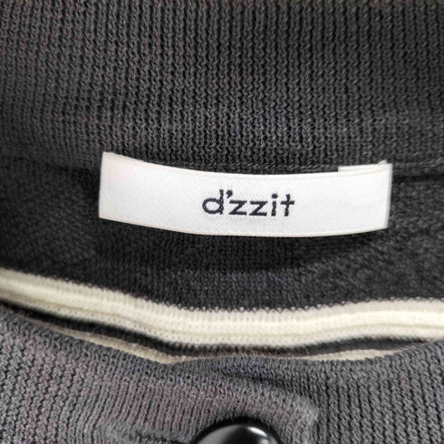 ディジット dzzit ハートボタン ボーダーデザインカーディガン レディース import:S