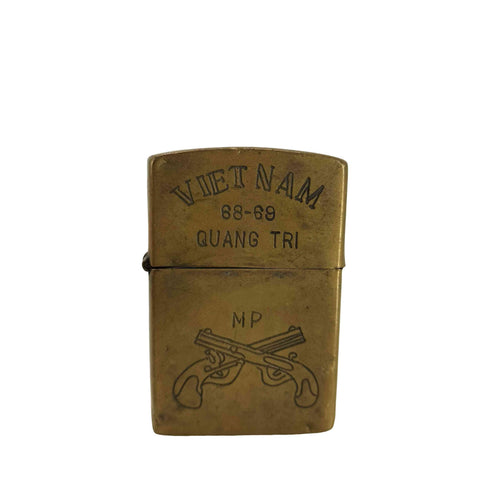 ジッポ ZIPPO 68-69年製造 QUANG TRI ナム戦 二丁拳銃ライター メンズ