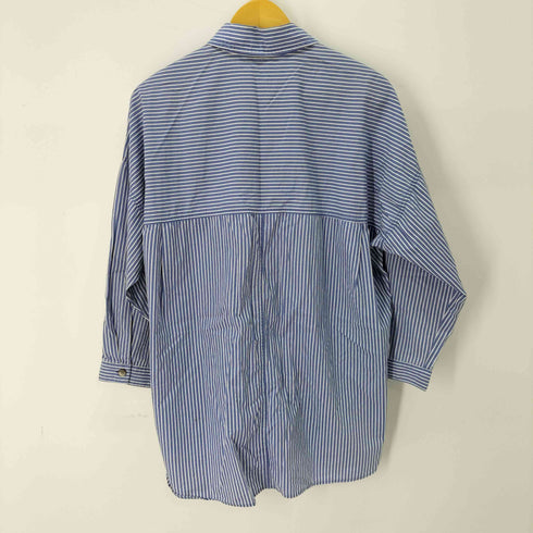 ザラ ZARA オーバーサイズストライプシャツ レディース import:S