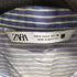 ザラ ZARA オーバーサイズストライプシャツ レディース import:S