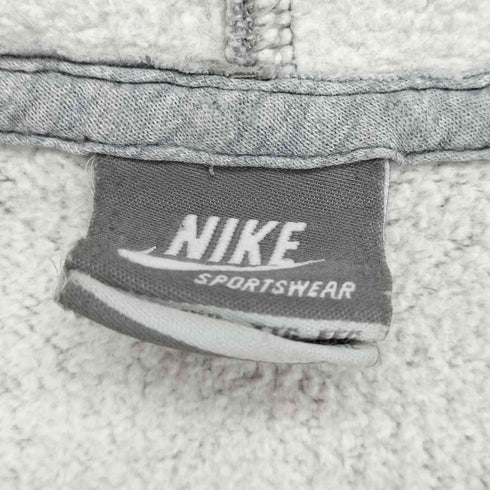 ナイキ NIKE 00s ダメージ加工 ロゴ刺繍プルオーバーパーカー メンズ JPN:XXL