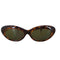 H OPTICAL オーバルサングラス メンズ