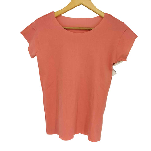 プリーツプリーズイッセイミヤケ PLEATS PLEASE ISSEY MIYAKE A.POC コットンナイロン クルーネックTシャツ レディース JPN:2
