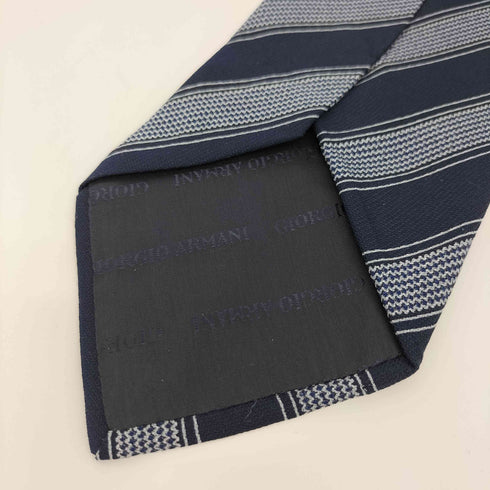 ジョルジオアルマーニ Giorgio Armani 90S イタリア製 白タグ CRAVATTE ストライプネクタイ メンズ