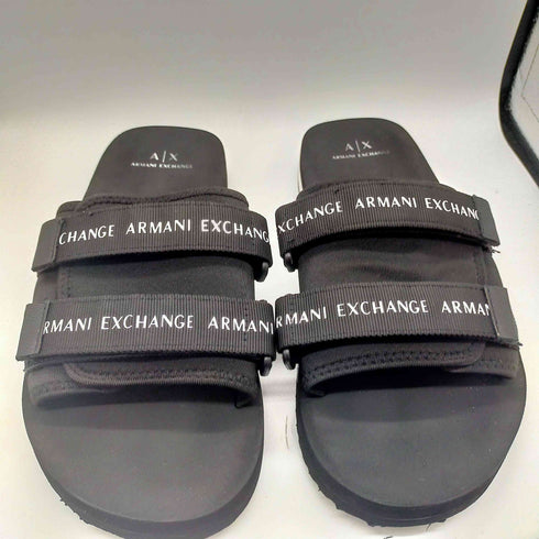 アルマーニエクスチェンジ ARMANI EXCHANGE ロゴストラップ サンダル メンズ EUR:41