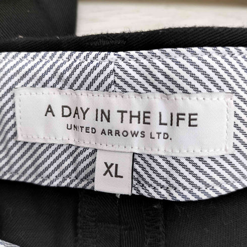 アデイインザライフユナイテッドアローズ A day in the life UNITED ARROWS コットンポリ ノータック ハーフパンツ メンズ XL