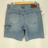 emis 25SS FRAYED EDGE DENIM SHORTS ロゴ 刺繍 ダブルニー デニム ペインター ショート パンツ ショーツ 韓国 レディース L