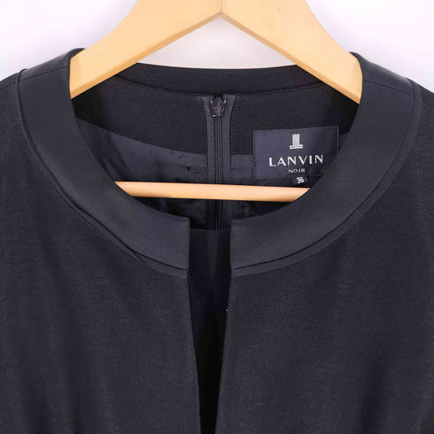 ランバン LANVIN NOIR 艶感が美しいアンサンブル ブラックフォーマル レディース 36