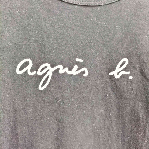 アニエスベー agnes b. PARIS ロゴプリントカットソー レディース 2