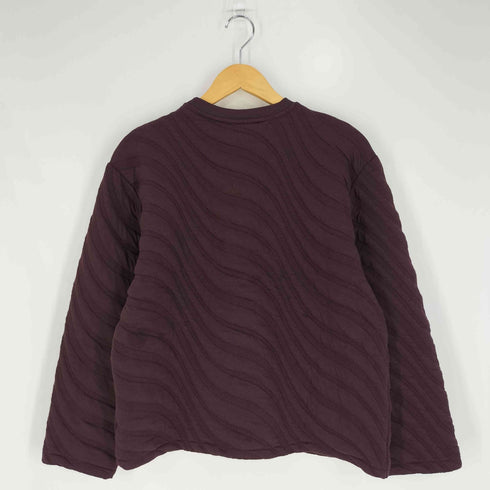 ザラ ZARA ウェーブパターン クルーネックスウェット レディース import:M