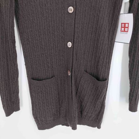 ポールスチュアート Paul Stuart Imported Yarn ケーブル ウール ニット カーディガン メンズ import:M