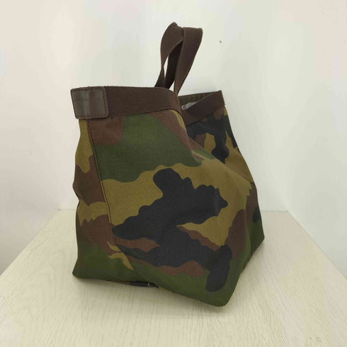 エルベシャプリエ Herve Chapelier カモフラ 迷彩 舟形トートバッグ レディース