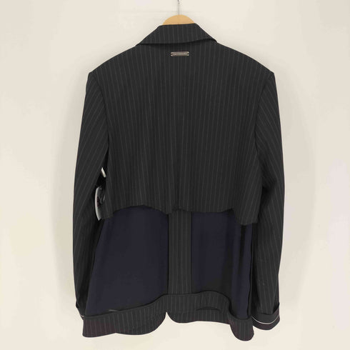 アンダースンベル Andersson Bell 25SS ADSB INSIDE OUT STRIPE SHEER JACKET インサイドアウト ストライプ シアー ジャケット メンズ import:S