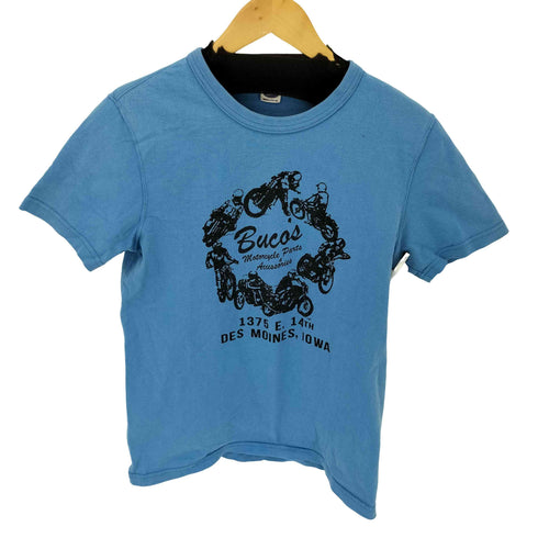 ザリアルマッコイズ THE REAL McCOYS Buco プリントクルーネックS/S Tシャツ メンズ JPN:S