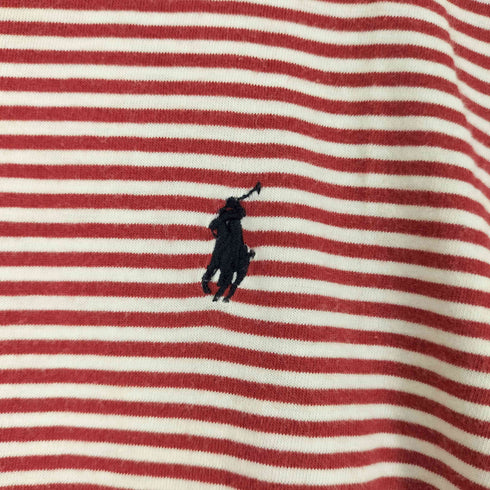 ポロバイラルフローレン Polo by RALPH LAUREN ミニポニー刺繍 S/S ボーダーTシャツ メンズ import:S