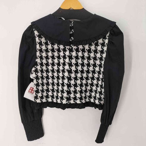 ザラ ZARA ピーターパン襟 コントラストブラウス レディース JPN:S