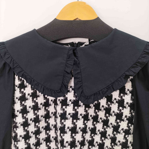 ザラ ZARA ピーターパン襟 コントラストブラウス レディース JPN:S