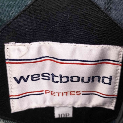 westbound PETITES 裏地 タータンチェック ライナー付き コットン ポリ トレンチ コート メンズ 10P