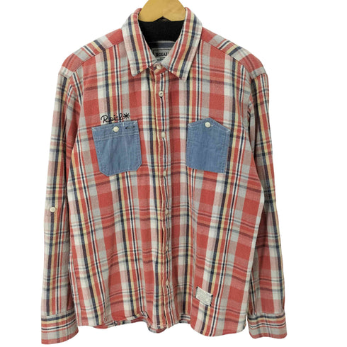 L/S チェックヘビーネルシャツ メンズ import:L