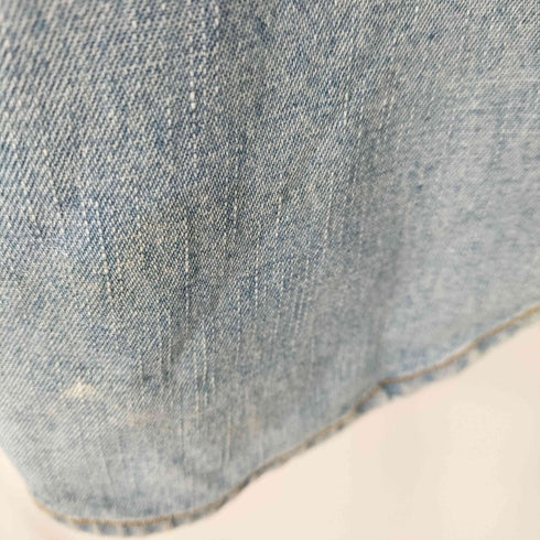 アヴィレックス AVIREX L/S バックレザーデザインデニムシャツ メンズ import:M