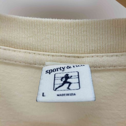 スポーティーアンドリッチ SPORTY& RICH プリント S/S Tシャツ メンズ JPN:L