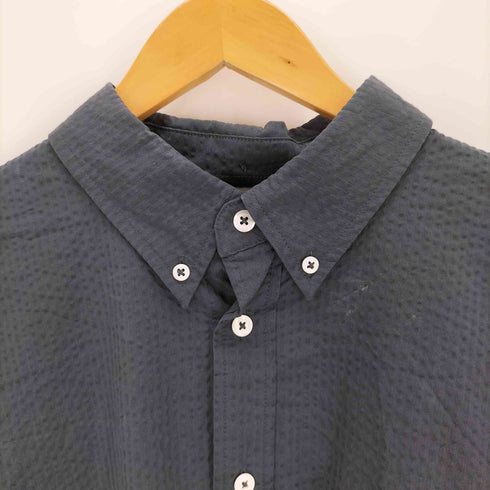 ナイキ NIKE Life Seersucker Shirt シアサッカーシャツ メンズ JPN:L