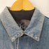 80S 89年 バックプリントデザインデニムジャケット メンズ import:M