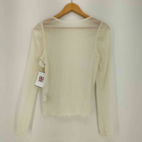 ノーブル Noble 22ss シアークレープジャージパフスリーブTシャツ レディース