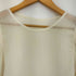 ノーブル Noble 22ss シアークレープジャージパフスリーブTシャツ レディース