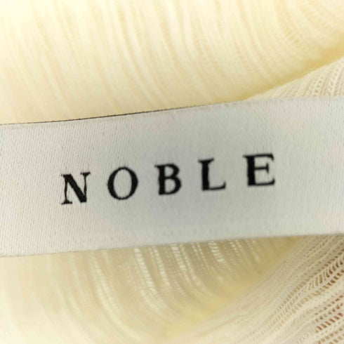 ノーブル Noble 22ss シアークレープジャージパフスリーブTシャツ レディース