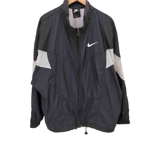 ナイキ NIKE WMNS Seasonal WR JKT スウッシュ プリント ジップアップ ナイロン ジャケット レディース import:L