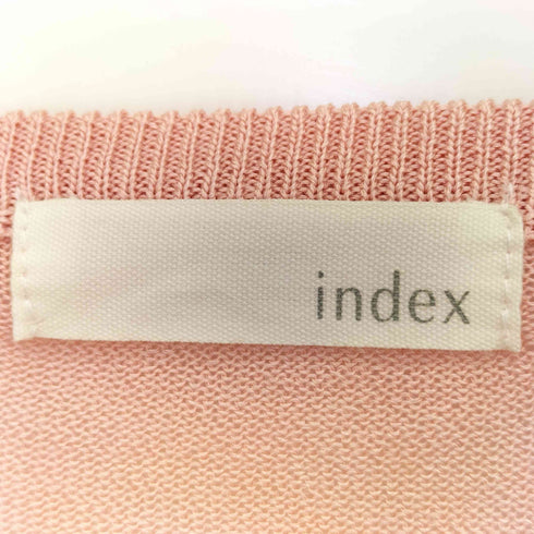 インデックス INDEX エステルレーヨン カーディガン レディース JPN:M