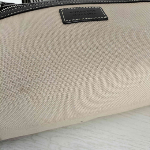 バーバリーブルーレーベル BURBERRY BLUE LABEL ロゴ刺繍 キャンバス ショルダーバッグ レディース