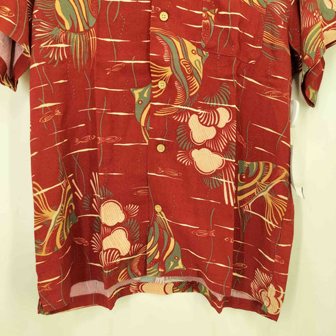 カーニーハウス KEARNEY HOUSE 和柄 オープンカラー アロハ シャツ メンズ JPN:M
