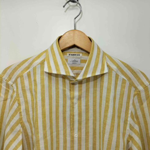 フェアファクス FAIRFAX Albini リネン L/Sシャツ メンズ L