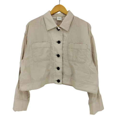 スピックアンドスパン Spick and Span 22ss コットンリネンショートジャケット レディース JPN:38
